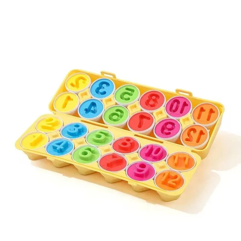 Montessori Easter Egg Shape Matching Sensory Toy
