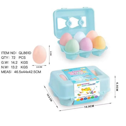Montessori Easter Egg Shape Matching Sensory Toy