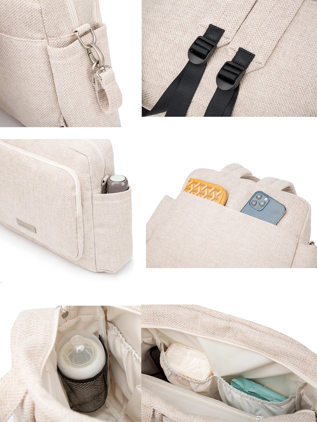 Waterproof Large Capacity Diaper Backpack