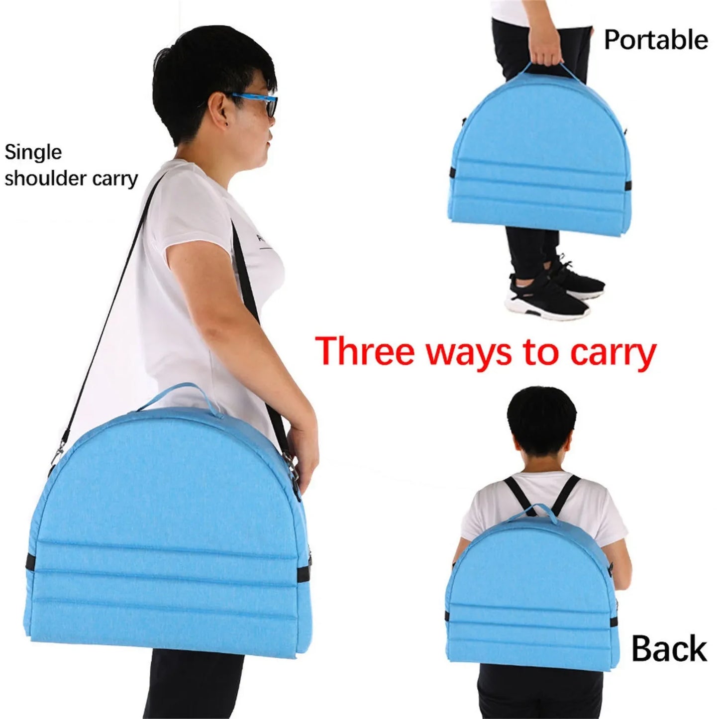 Portable Folding Baby Crib with Net and Awning