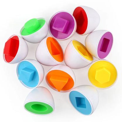 Montessori Easter Egg Shape Matching Sensory Toy