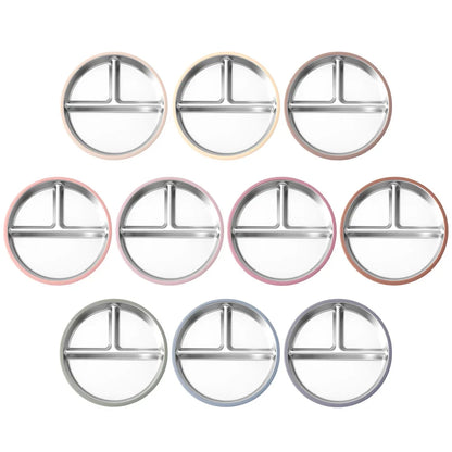 Stainless Steel Baby Suction Plate Bowl