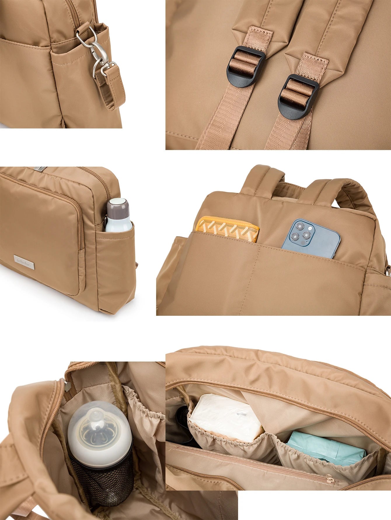 Waterproof Large Capacity Diaper Backpack