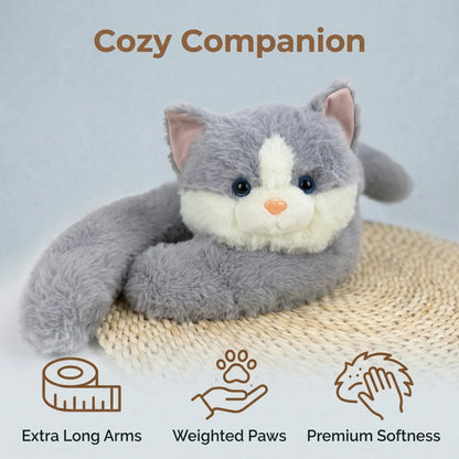 Long Arm Weighted Stuffed Animal Plush Pillow