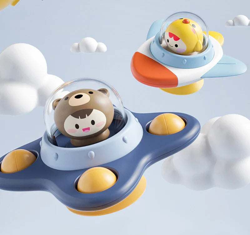 Montessori Suction Spinner Bath Toy