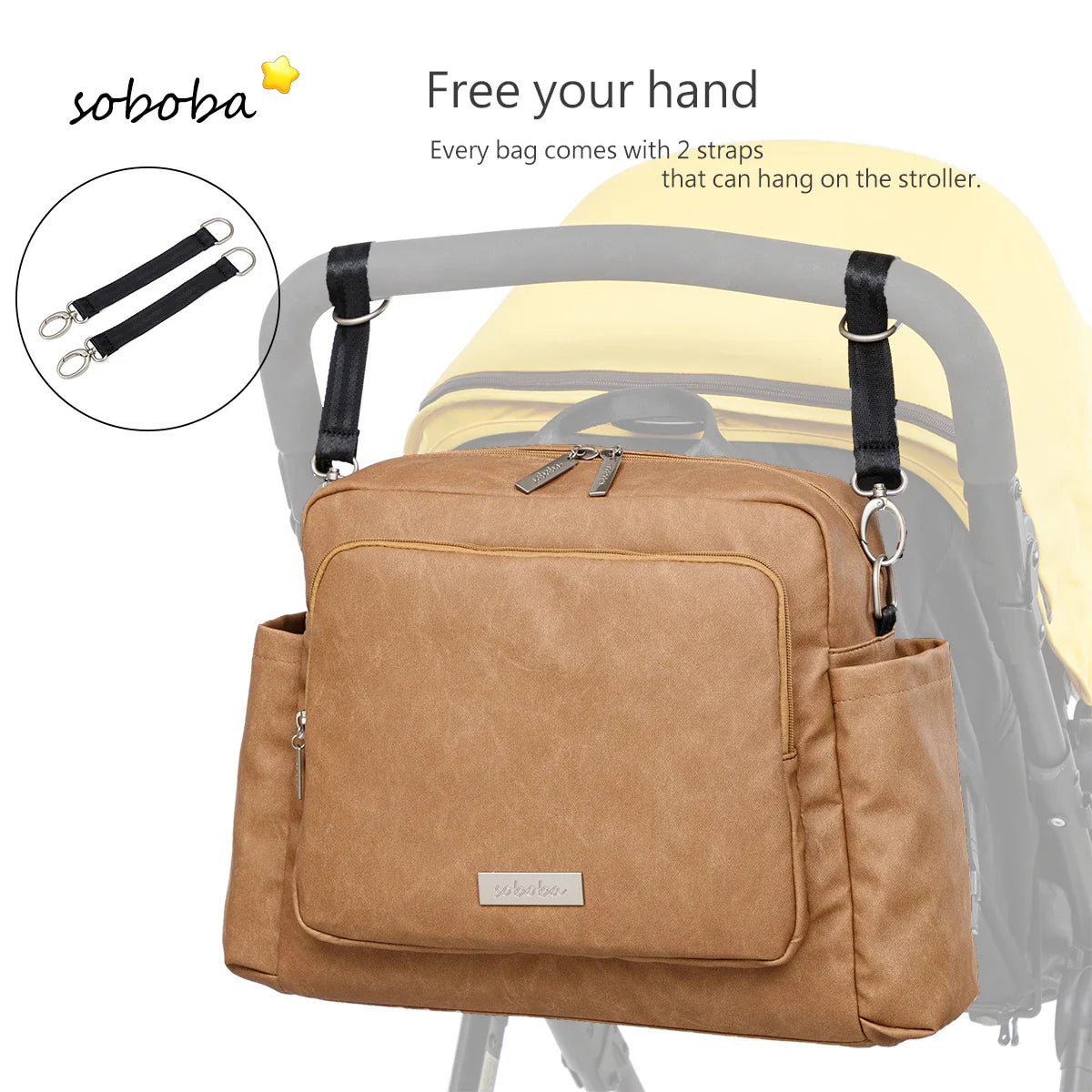 Waterproof Large Capacity Diaper Backpack