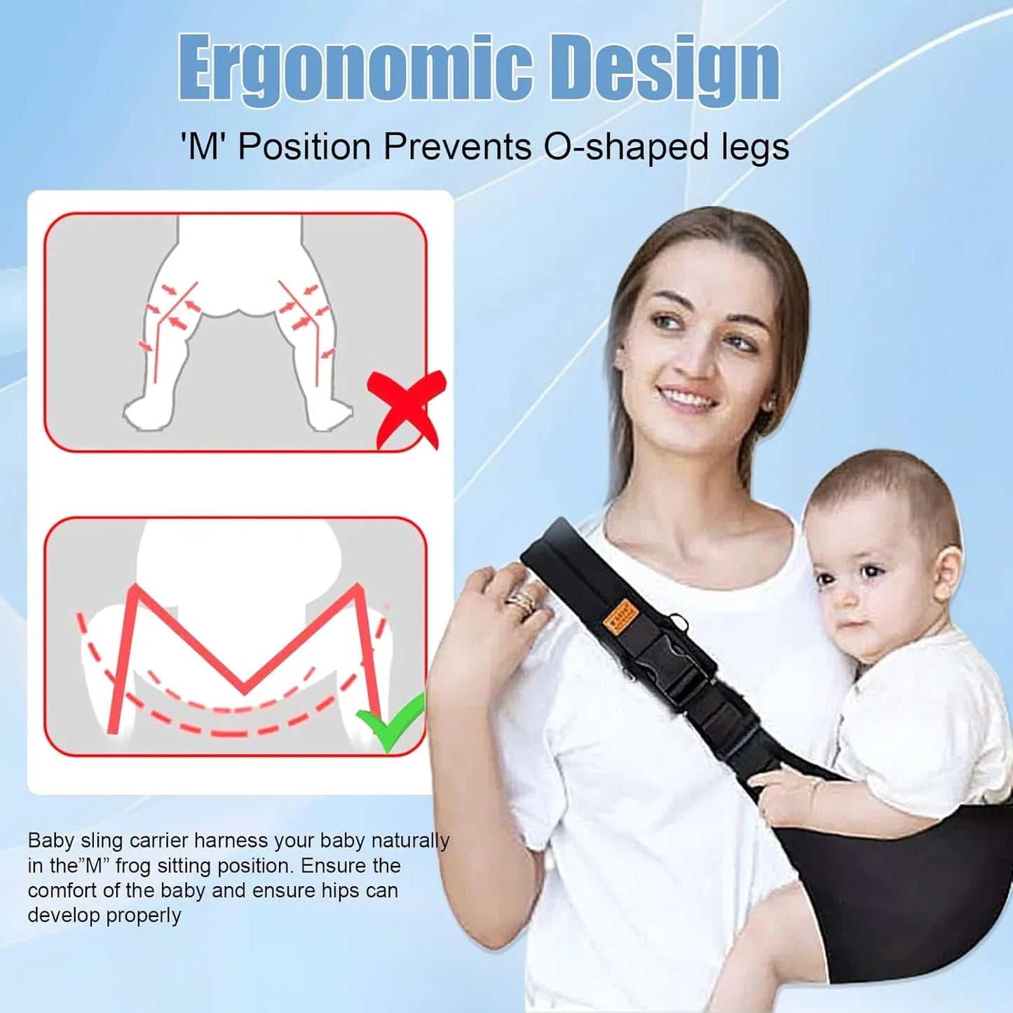 Adjustable Baby Carrier Sling Hip Seat Wrap