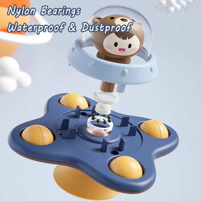 Montessori Suction Spinner Bath Toy