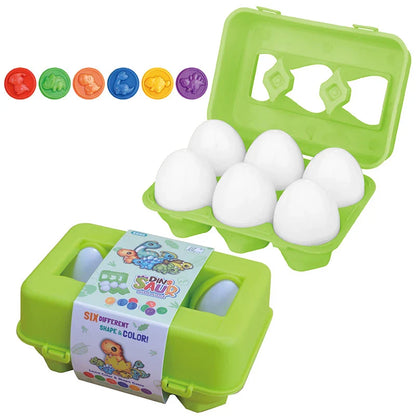 Montessori Easter Egg Shape Matching Sensory Toy