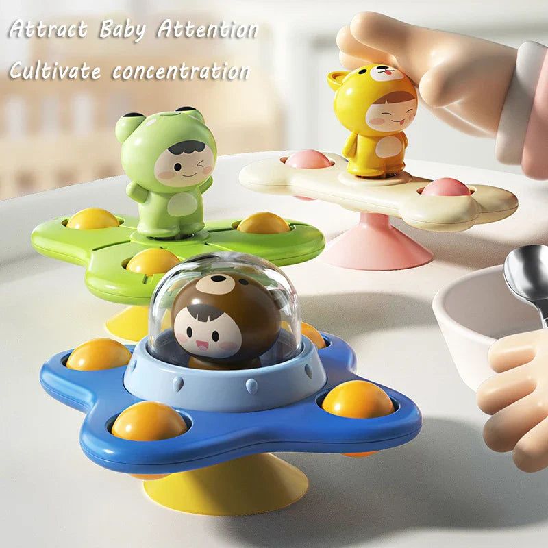 Montessori Suction Spinner Bath Toy