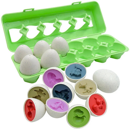 Montessori Easter Egg Shape Matching Sensory Toy