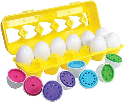 Montessori Easter Egg Shape Matching Sensory Toy