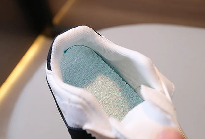 Kids PU Leather Soft-Sole Sport Sneakers