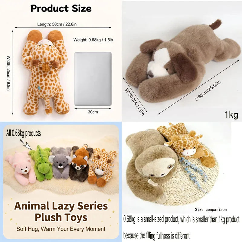 Long Arm Weighted Stuffed Animal Plush Pillow