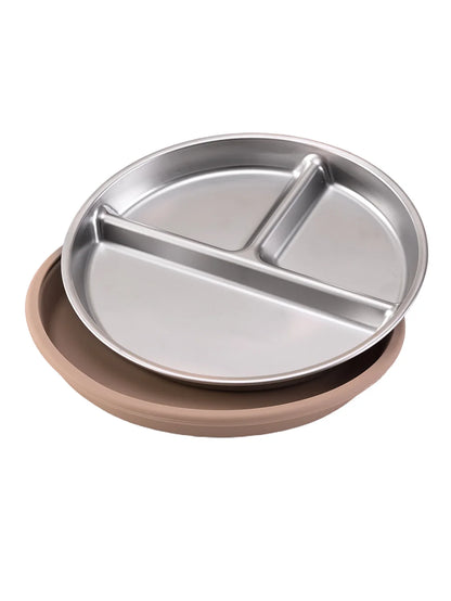 Stainless Steel Baby Suction Plate Bowl