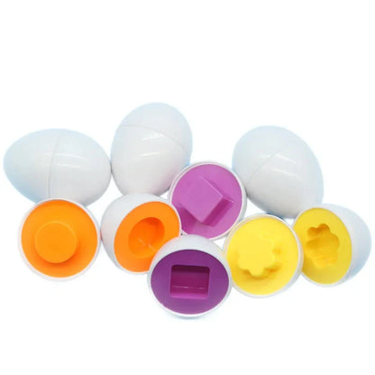 Montessori Easter Egg Shape Matching Sensory Toy
