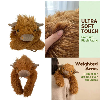 Long Arm Weighted Stuffed Animal Plush Pillow