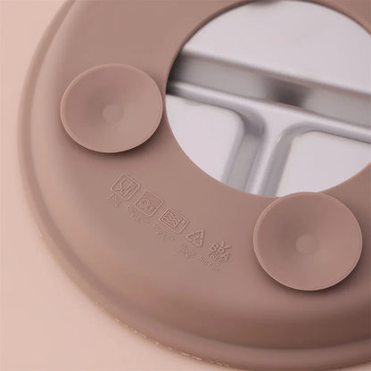 Stainless Steel Baby Suction Plate Bowl