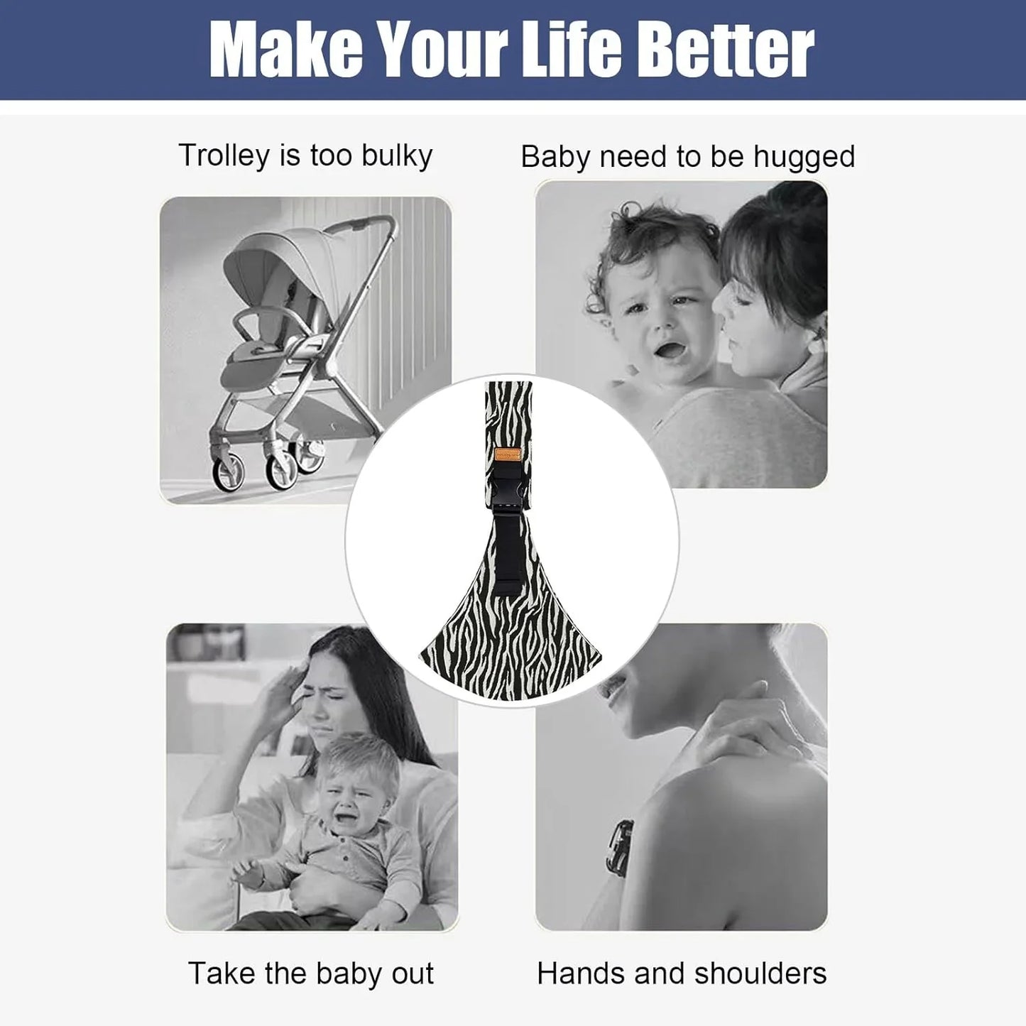 Adjustable Baby Carrier Sling Hip Seat Wrap