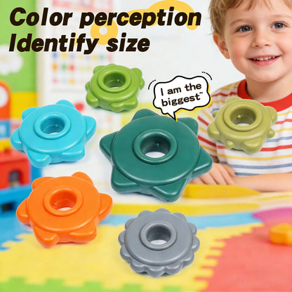 Rainbow Rotating Tower Color Recognition Toy