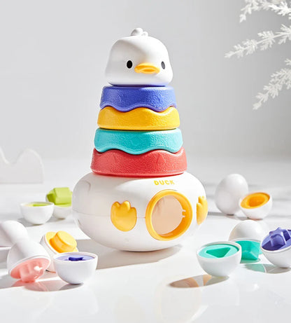 Montessori Easter Egg Shape Matching Sensory Toy
