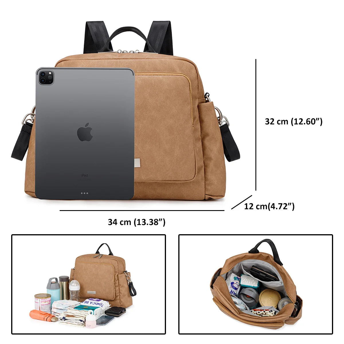 Waterproof Large Capacity Diaper Backpack