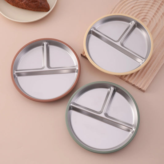 Stainless Steel Baby Suction Plate Bowl