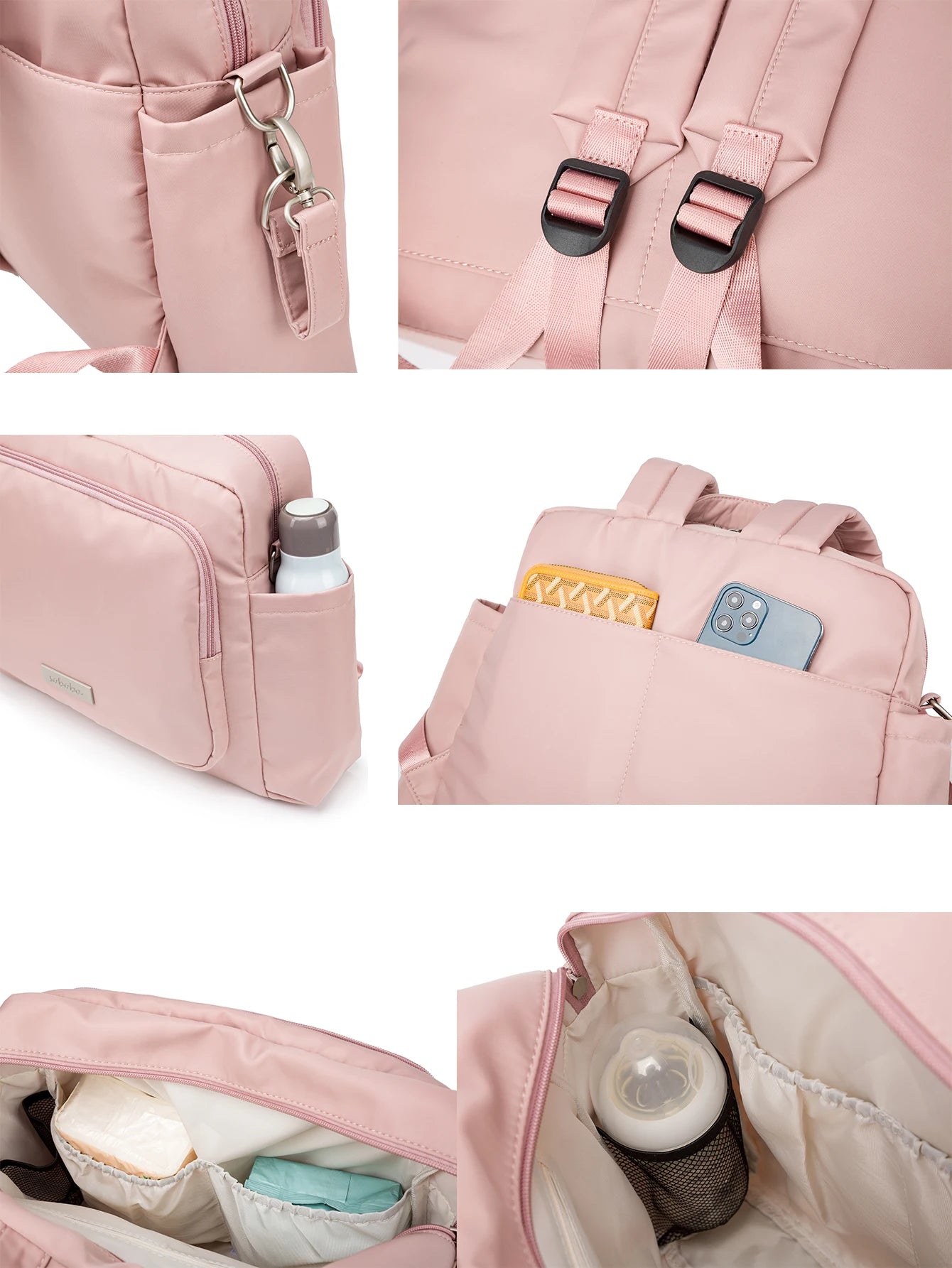 Waterproof Large Capacity Diaper Backpack