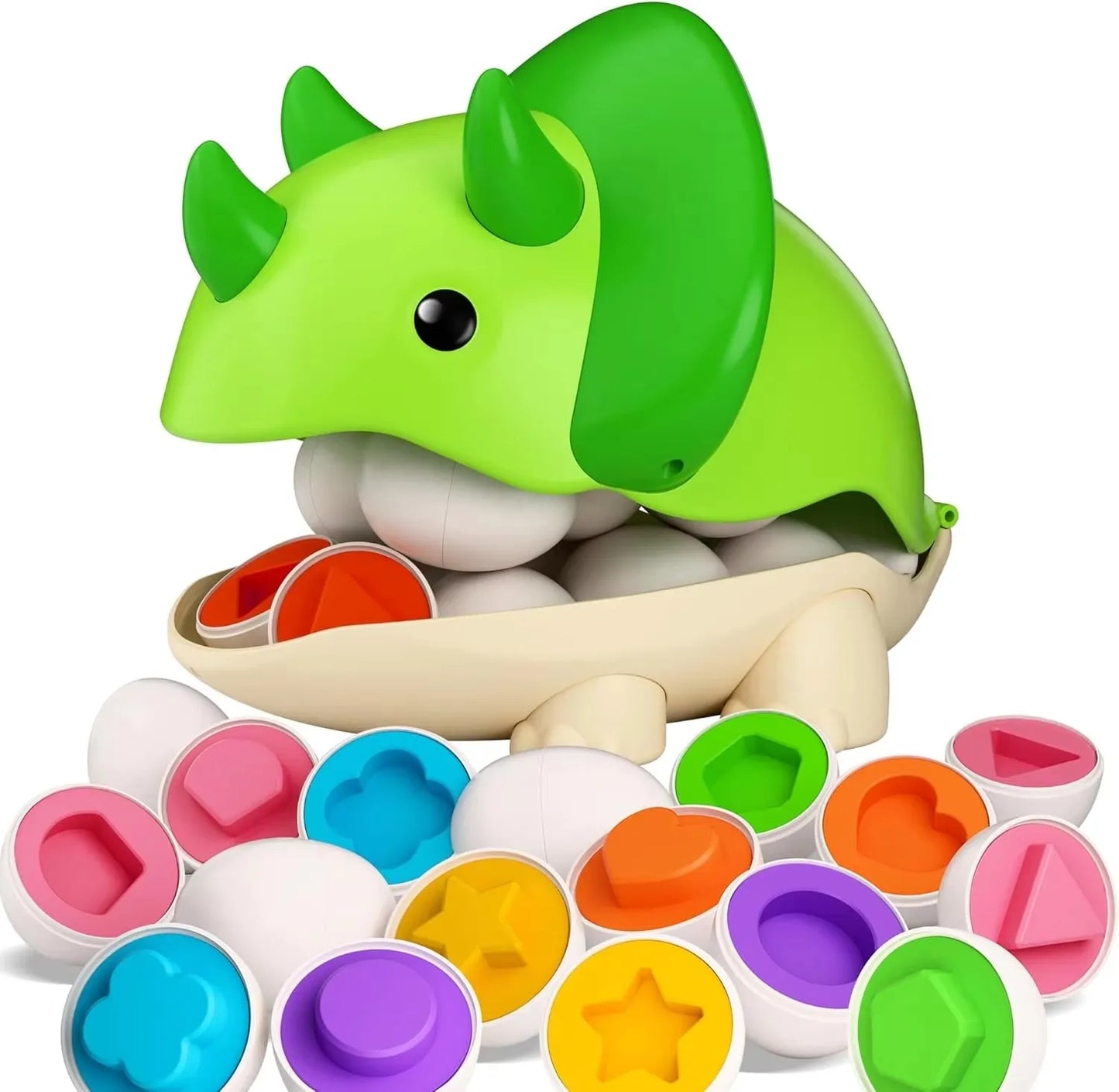 Montessori Easter Egg Shape Matching Sensory Toy